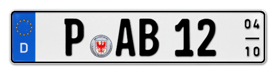 Saisonkennzeichen P für Potsdam online bestellen