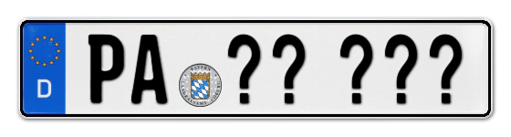 Wunschkennzeichen Passau reservieren