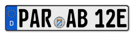 E-Kennzeichen PARsberg online bestellen
