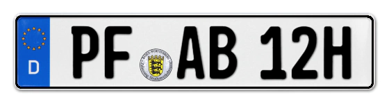 H-Kennzeichen PF online bestellen