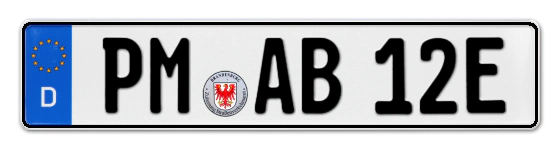 E-Kennzeichen Potsdam, Mittelmark online bestellen