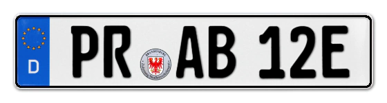 E-Kennzeichen PRignitz online bestellen