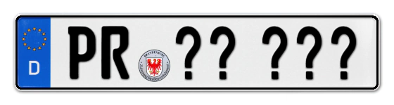 Wunschkennzeichen Prignitz reservieren