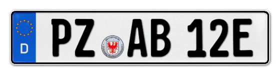 E-Kennzeichen PrenZlau online bestellen