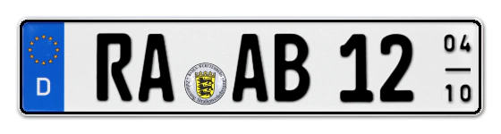 Saisonkennzeichen RA für Rastatt online bestellen