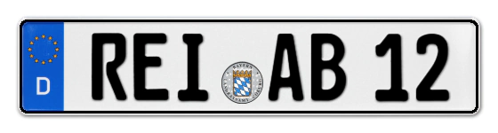 Autokennzeichen REIchenhall