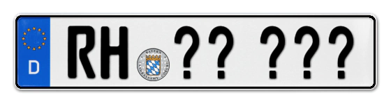 Wunschkennzeichen Roth reservieren