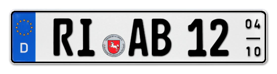 Saisonkennzeichen RI für RInteln online bestellen