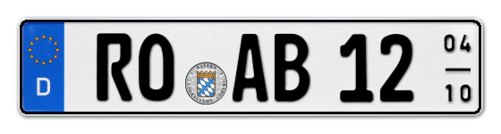 Saisonkennzeichen RO für ROsenheim online bestellen