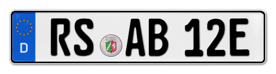 E-Kennzeichen RemScheid online bestellen