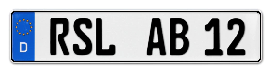 Autokennzeichen RosSLau