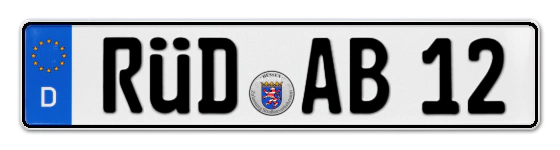 Autokennzeichen RÜDesheim