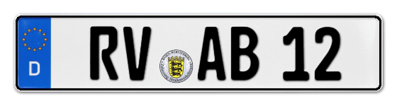 Autokennzeichen RaVensburg
