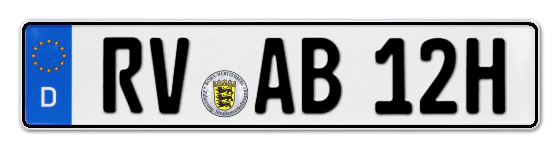 H-Kennzeichen RV online bestellen