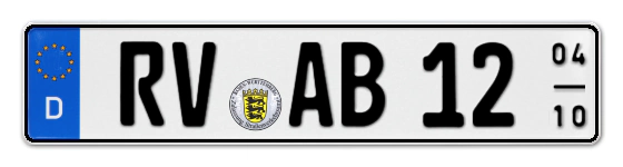 Saisonkennzeichen RV für RaVensburg online bestellen