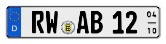 Saisonkennzeichen RW für RottWeil online bestellen