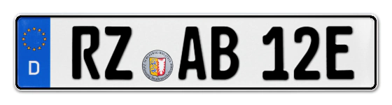E-Kennzeichen RatZeburg online bestellen