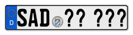 Wunschkennzeichen Schwandorf reservieren