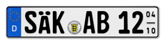 Saisonkennzeichen SÄK für SÄcKingen online bestellen