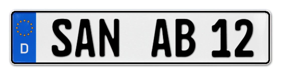 Autokennzeichen StAdtsteiNach