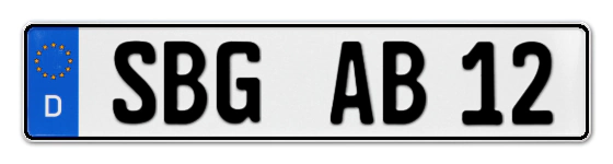 Autokennzeichen StrasBurG