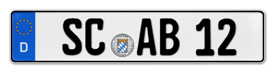 Autokennzeichen SChwabach