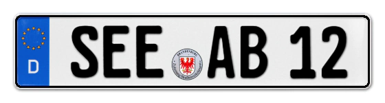 Autokennzeichen SEElow