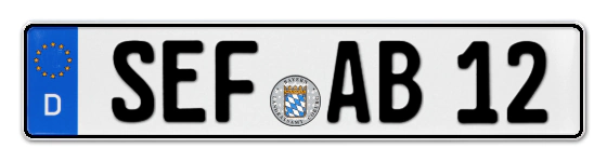 Autokennzeichen SchEinFeld