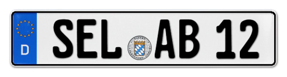 Autokennzeichen SELb