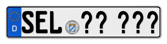 Wunschkennzeichen Selb reservieren