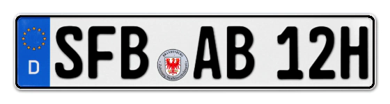 H-Kennzeichen SFB online bestellen