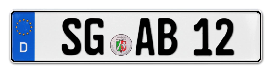 Autokennzeichen SolinGen