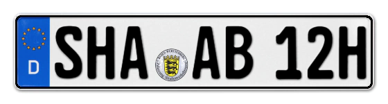 H-Kennzeichen SHA online bestellen