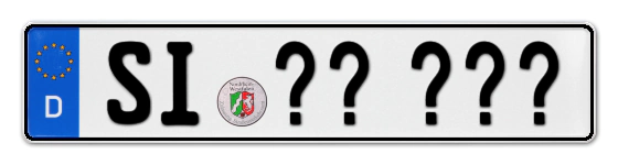 Wunschkennzeichen Siegen reservieren