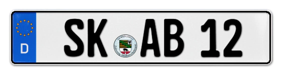 Autokennzeichen SaaleKreis