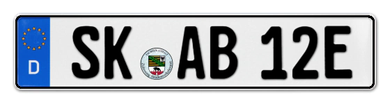 E-Kennzeichen SaaleKreis online bestellen