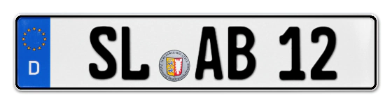 Autokennzeichen SchLeswig