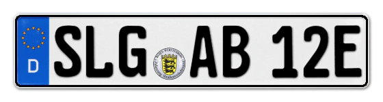 E-Kennzeichen SauLGau online bestellen