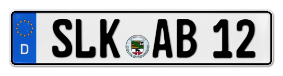 Autokennzeichen SalzLandKreis