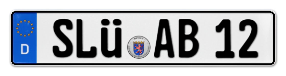 Autokennzeichen SchLÜchtern