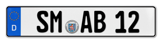Autokennzeichen SchMalkalden
