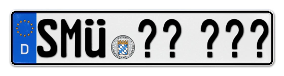 Wunschkennzeichen SchwabmÜnchen reservieren