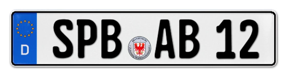 Autokennzeichen SPremBerg