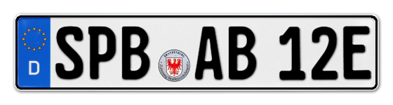 E-Kennzeichen SPremBerg online bestellen