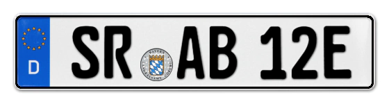 E-Kennzeichen StRaubing online bestellen