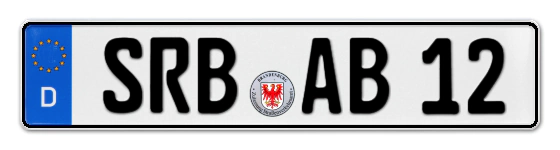 Autokennzeichen StRausBerg