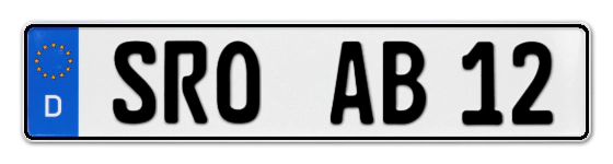 Autokennzeichen StadtROda