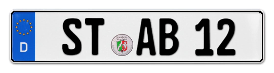 Autokennzeichen STeinfurt