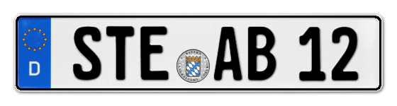 Autokennzeichen STaffelstEin
