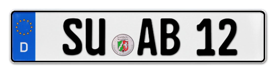 Autokennzeichen SiegbUrg
